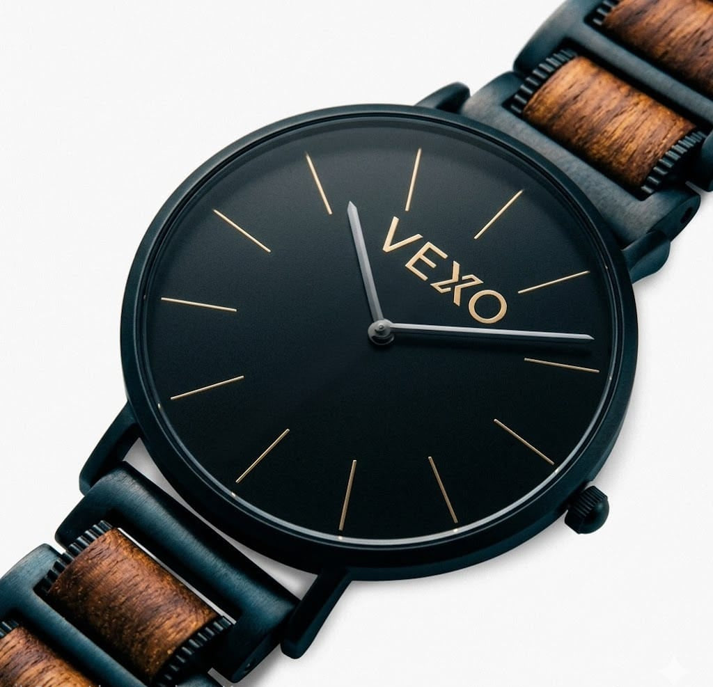 Reloj Automático de Madera Natural con Movimiento Citizen Premium