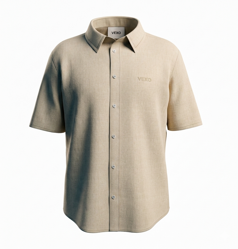 Camisa de Lino 100% para Hombre | Casual, Fresca y Ligera