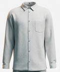 Camisa de Algodón Premium con Estampado Completo y Bolsillo para Hombre