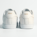 Zapatillas de Cuero Classic Low-Top - Blanco