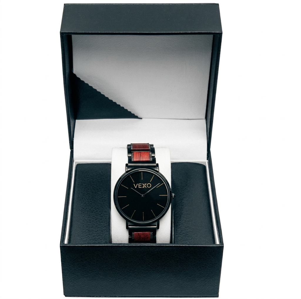 Reloj Automático de Madera Natural con Movimiento Citizen Premium