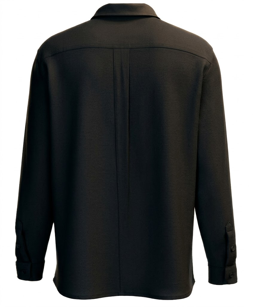 Camisa de Algodón Premium con Estampado Completo y Bolsillo para Hombre