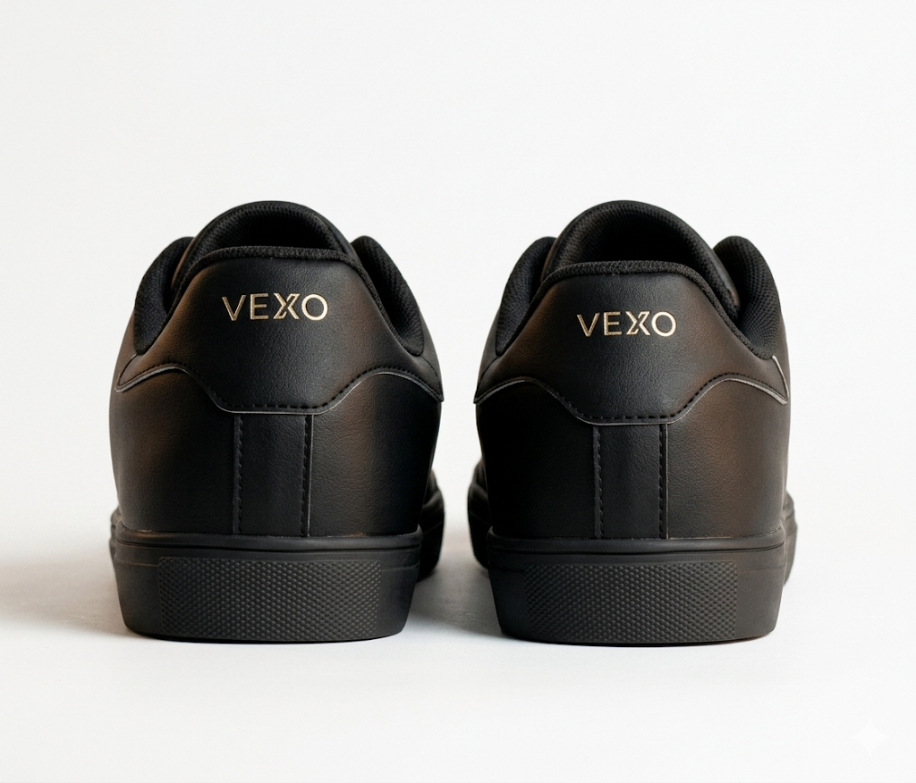 Zapatillas de Cuero Classic Low-Top - Negro