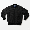 Chaqueta Bomber para Hombre | Diseño Minimalista Negro y Ligero