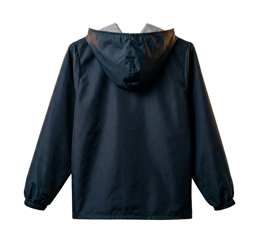 Chaqueta Rompevientos Essential Navy con Capucha