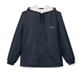 Chaqueta Rompevientos Essential Navy con Capucha