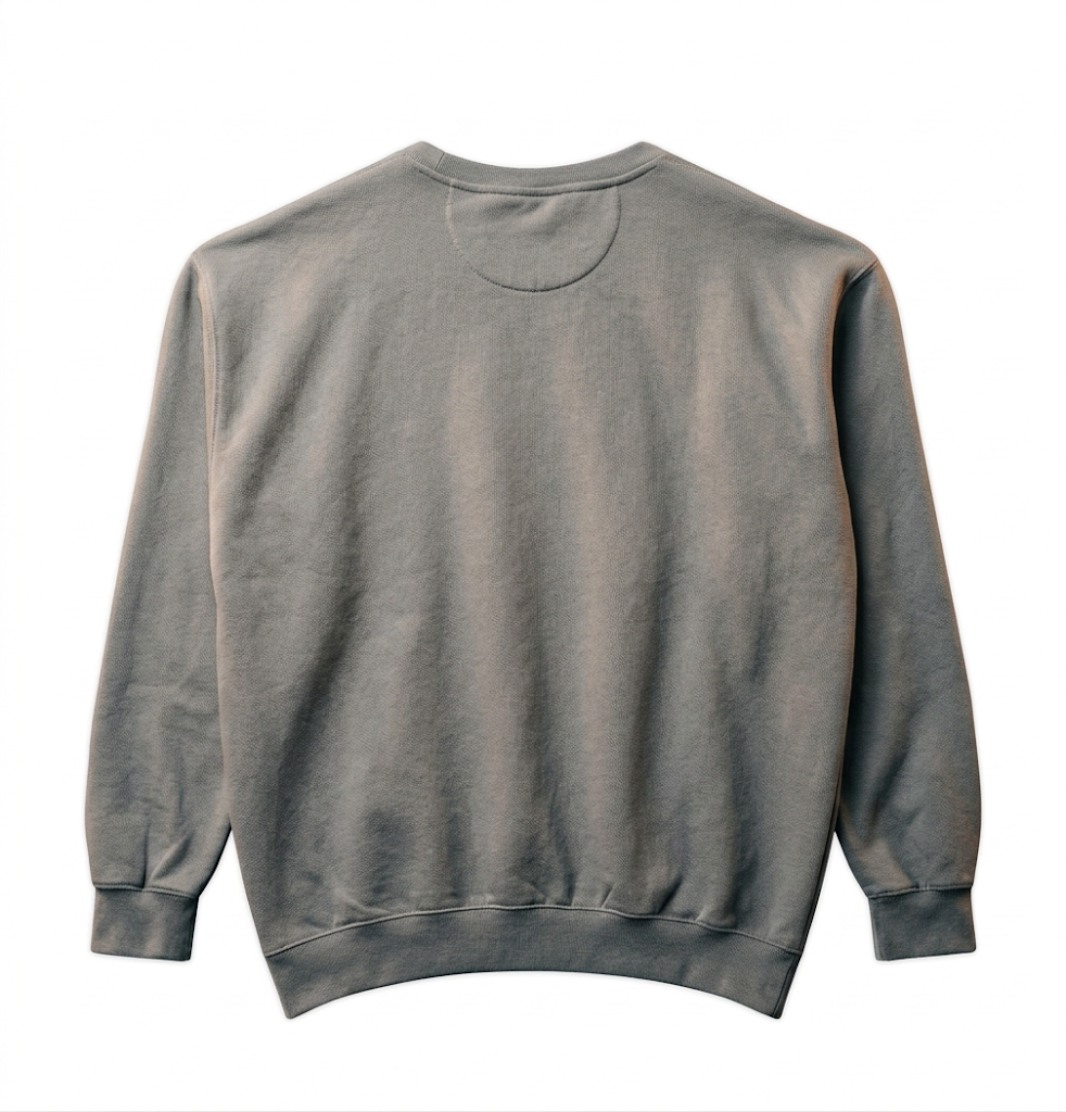 Sudadera Minimalista con Logo 'VISION' Bordado en Oro