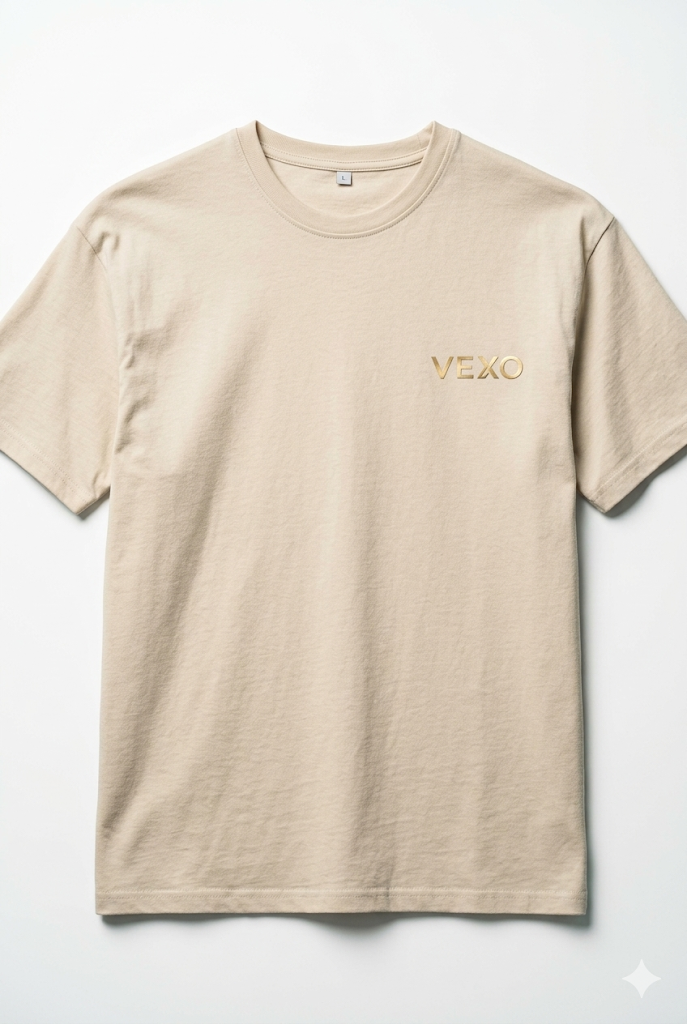 Camiseta de Hombre Oversized | Diseño Minimalista 'VEXO' Casual