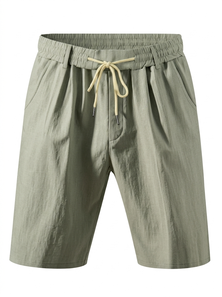 Pantalones cortos lino